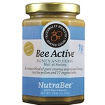 Bee Active with 12 certified-organic herbs combined with 100% pure unprocessed Canadian honey and bee pollen, Mrs. Bee’s answer to low energy.