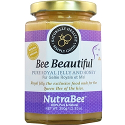 Fresh Royal Jelly and 100% pure unprocessed Canadian honey makes Bee Beautiful a super food.