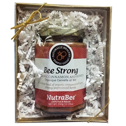 Bee Strong with organic Celyon Cinnamon and 100% pure unprocessed Canadian honey for bone and joint support.